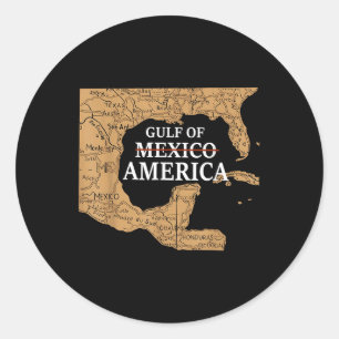 Golf van Verenigde Staten van Amerika EST 2025 Kaa Ronde Sticker