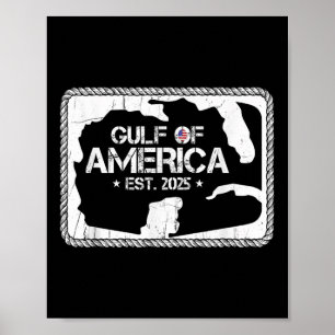 Golf van Verenigde Staten van Amerika EST 2025 USA Poster