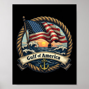 Golf van Verenigde Staten van Amerika Vintage USA  Poster