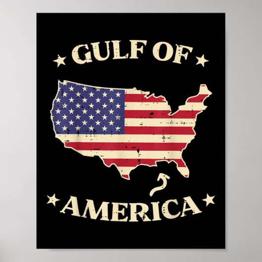 Golf van Verenigde Staten Verenigde Staten Amerika Poster (Voorkant)