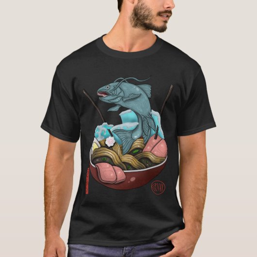 Golf van visramen t-shirt (Voorkant)