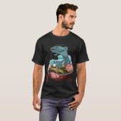 Golf van visramen t-shirt (Voorkant volledig)