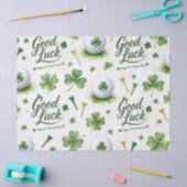 Golf Veel Succes met klaver St. Patrick's Day Tissuepapier (Craft)
