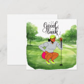 Golf "Veel succes op de baan, Lady Golfer!" (Voorkant / Achterkant)