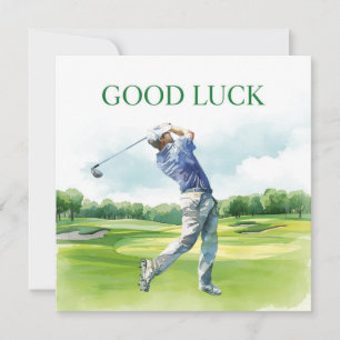 Golf Veel Succes voor golfer op groen gras