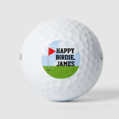 Golf Verjaardag Collectible Golfballen (Voorkant)