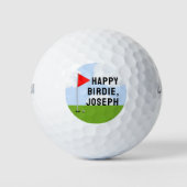 Golf Verjaardag Collectible Golfballen (Voorkant)