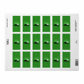 GOLF Verjaardag Hershey Miniatuur Snoep Wrapper Etiket (Full Sheet)