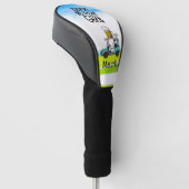 Golf Verjaardag met bier Golfheadcover (Schuin)
