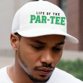 Golf Verjaardag Party Life of the Par T-shirt 50st Trucker Pet