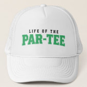 Golf Verjaardag Party Life of the Par T-shirt 50st Trucker Pet (Voorkant)