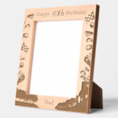 Golf Verjaardag Pensioen Papa Opa Foto Gegraveerde Lijstjes (Links)