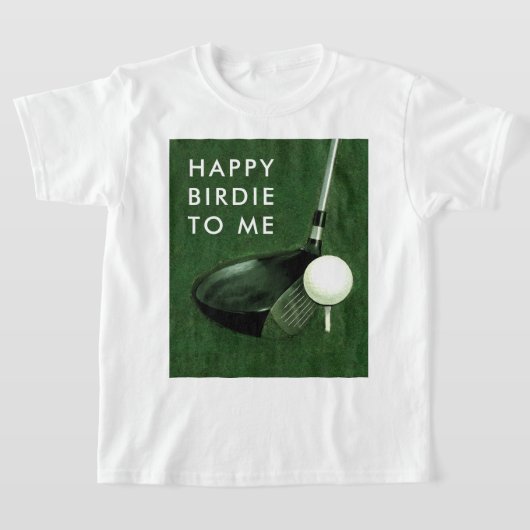 Golf Verjaardag T-shirt (Laagn)