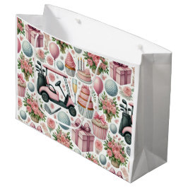 Golf Verjaardagsfeest Roze Thema voor Meisje Vrouw Groot Cadeauzakje