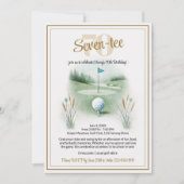 Golf Verjaardagsfeest Uitnodigingen voor 70th (Voorkant)