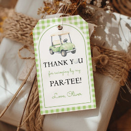 Golf Verjaardagsfeestje Bedankt Cadeautags Cadeaulabel