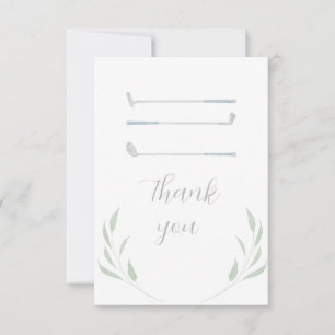 Golf Verjaardagsfeestje Dank je Kaart