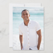 Golf Verjaardagsfeestje Foto Kaart (Achterkant)