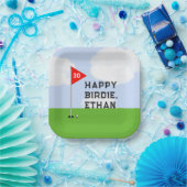 Golf Verjaardagsfeestje Papieren Bordje (Feest)