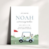 Golf Verjaardagsfeestje Par-tee Uitnodiging