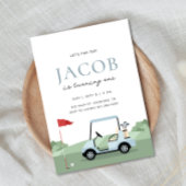 Golf Verjaardagsfeestje Par-tee Uitnodiging