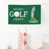 Golf Verjaardagsfeestje Spandoek (Insitu)