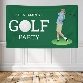 Golf Verjaardagsfeestje Spandoek