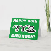 Golf Verjaardagskaart |  Kaart (Voorkant)