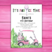 Golf verjaardagsuitnodiging Golf verjaardagsfeestj Kaart