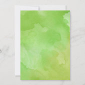 Golf verjaardagsuitnodiging voor kinderen kaart (Achterkant)