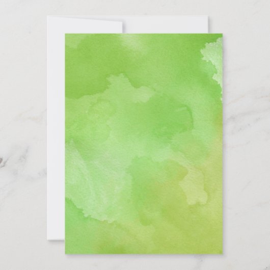 Golf verjaardagsuitnodiging voor kinderen kaart (Achterkant)