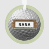 Golf-verzamelobject Ornament (achterkant)