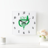 Golf Vierkante Klok (Huis)