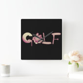 Golf Vierkante Klok (Huis)