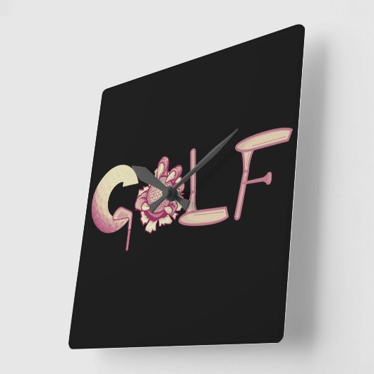 Golf Vierkante Klok (Hoek)