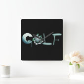 Golf Vierkante Klok (Huis)