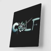 Golf Vierkante Klok (Hoek)