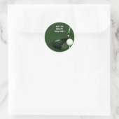 Golf Vierkante Sticker (Tas)