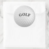 Golf Vierkante Sticker (Tas)