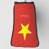 Golf Vietnam & Vietnamese vlag/Golf Clubs Hoesjes Golfheadcover (Draai 90)