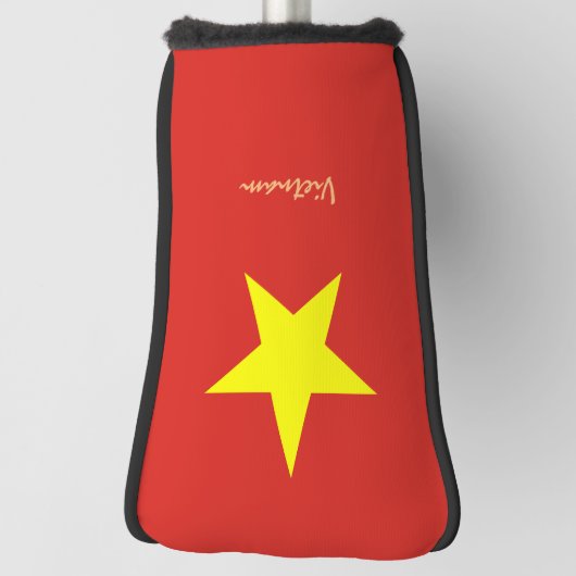 Golf Vietnam & Vietnamese vlag/Golf Clubs Hoesjes Golfheadcover (Draai 90)