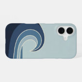 Golf Vintage Oceaan iPhone 16 Hoesje (Achterkant horizontaal)
