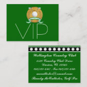 Golf VIP Kaart - SRF Visitekaartje (Voorkant / Achterkant)