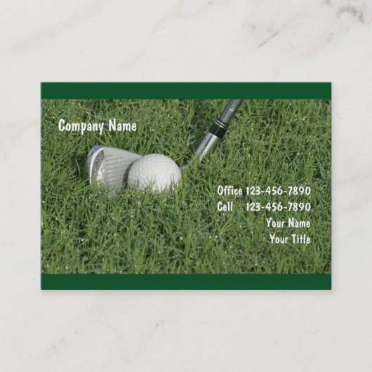 Golf Visitekaartje (Voorkant)