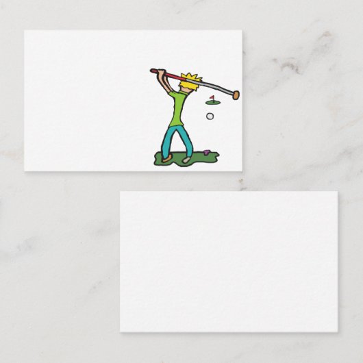 Golf Visitekaartje (Voorkant / Achterkant)