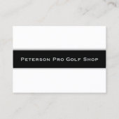 Golf Visitekaartje (Achterkant)