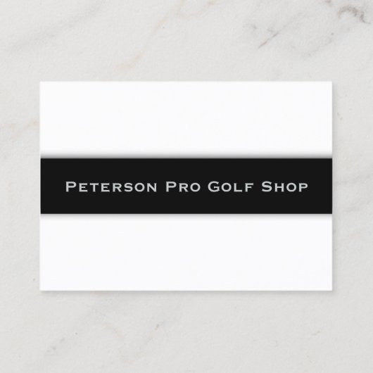 Golf Visitekaartje (Achterkant)