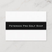 Golf Visitekaartje (Achterkant)