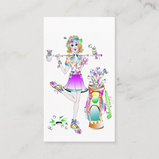 GOLF-VISITEKAARTJE VISITEKAARTJE (Voorkant)