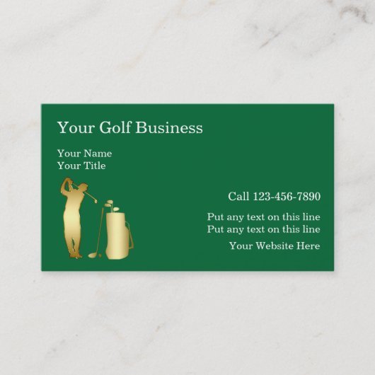 Golf Visitekaartjes (Voorkant)